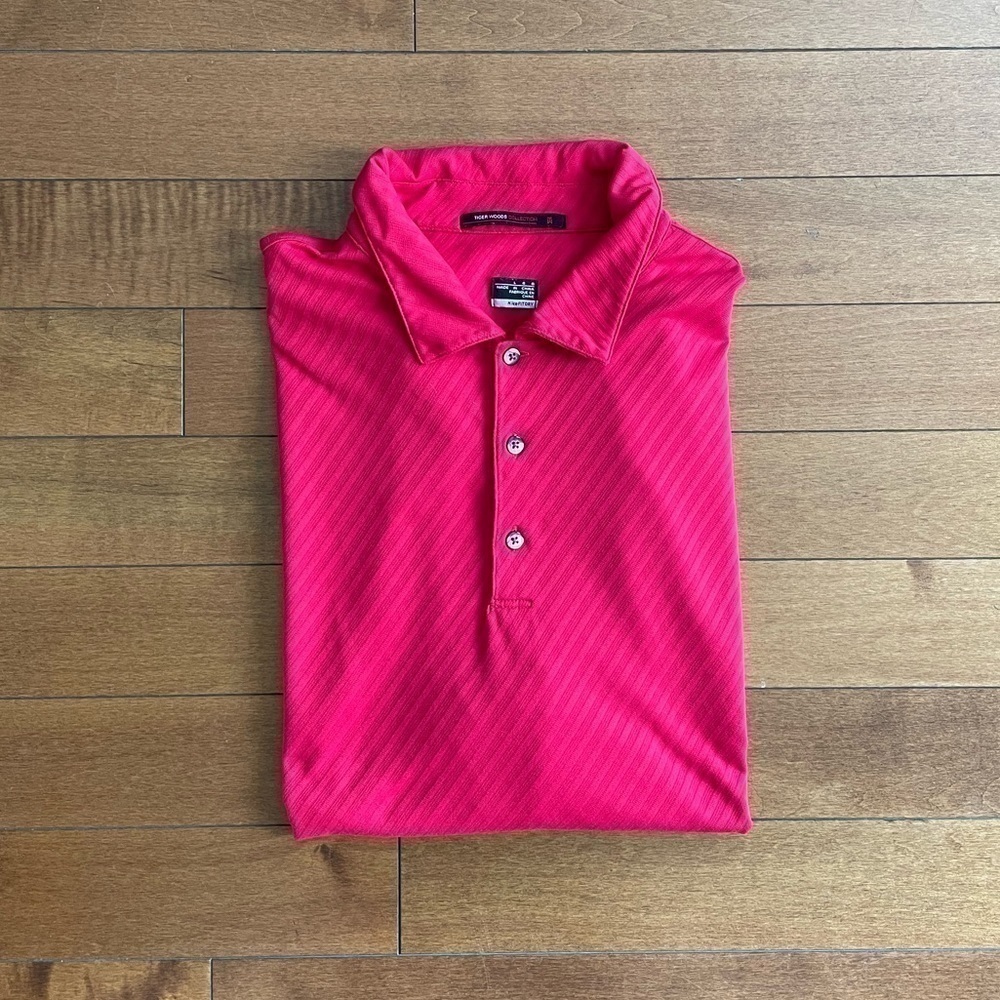Nike Red Short Sleeve Polo Shirt